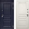 Дверь входная металлическая РД-2356 синий/белый