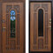 Входная дверь с ковкой и стеклом РД-2362 классика МДФ-панель