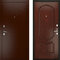 Дверь с порошковым напылением и МДФ-панелью РД-2381 антик