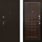 Дверь стальная с порошковым напылением и МДФ-панелью РД-2382 коричневый