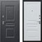 Стальная дверь с порошковым напылением и МДФ-панелью РД-2384 серый/белая эмаль