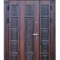 Двухстворчатая дверь под старину РД-2132 с резьбой