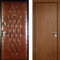 Входная дверь с отделкой из винилискожи и ламината РД-2158