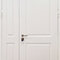 Полуторная дверь из МДФ отделки РД-2606 белый окрас