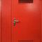 Дверь техническая с вентиляцией РД-2228 красная
