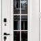 Белая уличная дверь с остеклением РД-2756