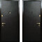 Металлическая дверь из экокожи РД-2289 цвет черный